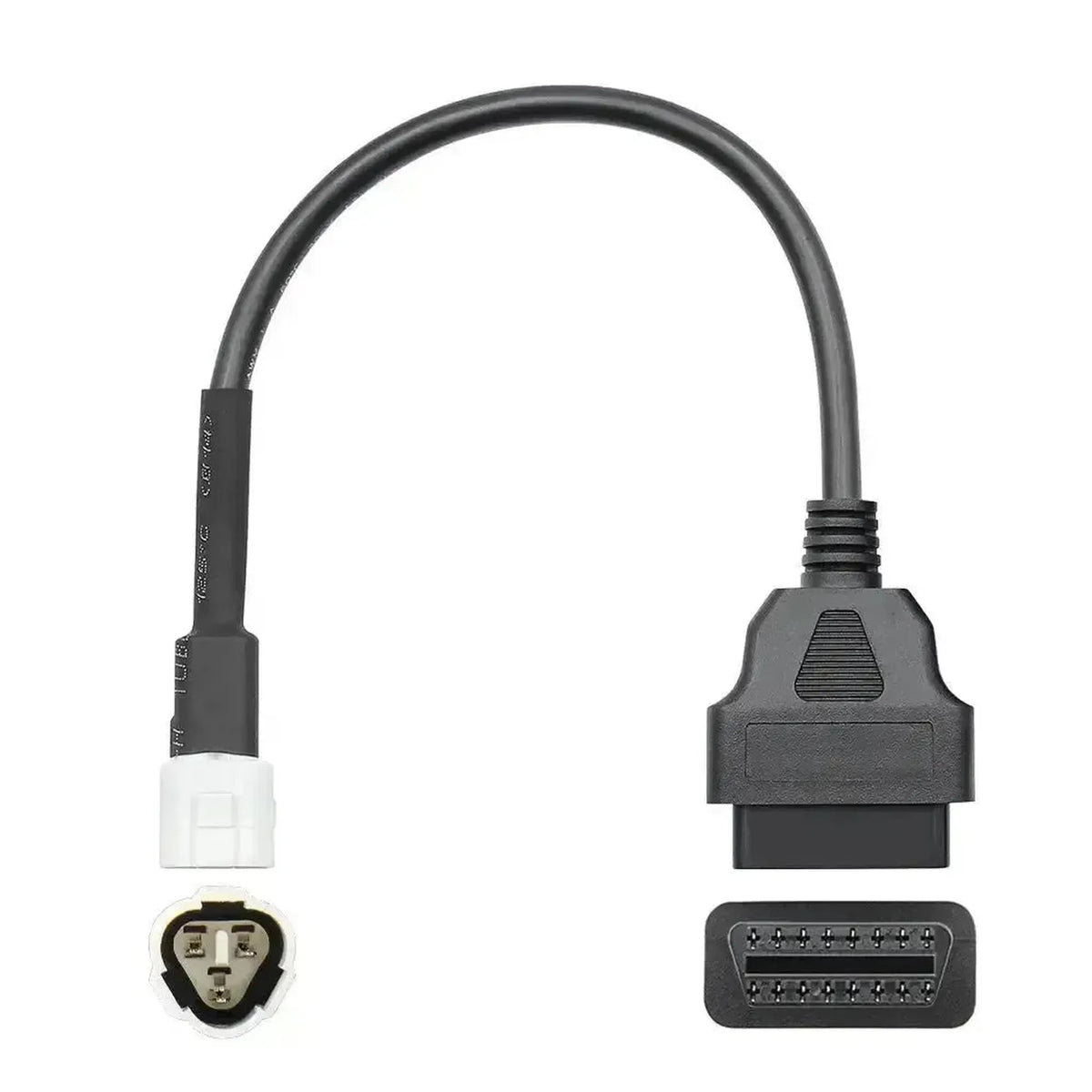 Yamaha 3 kontaktų OBD – 16 kontaktų OBD2 adapterio kabelis | Motociklas